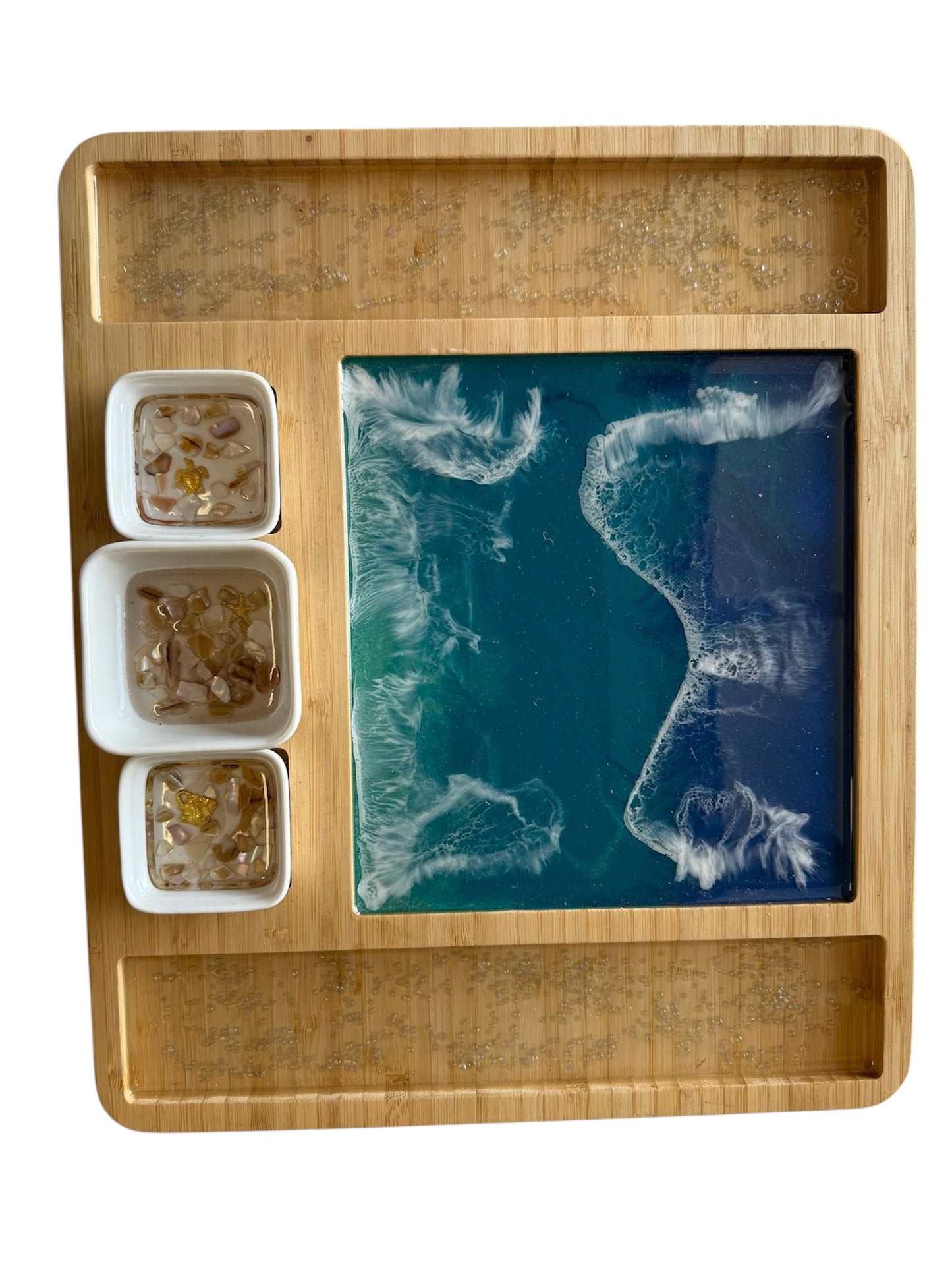 The Coastal Host — Expandable Cheese & Charcuterie Board