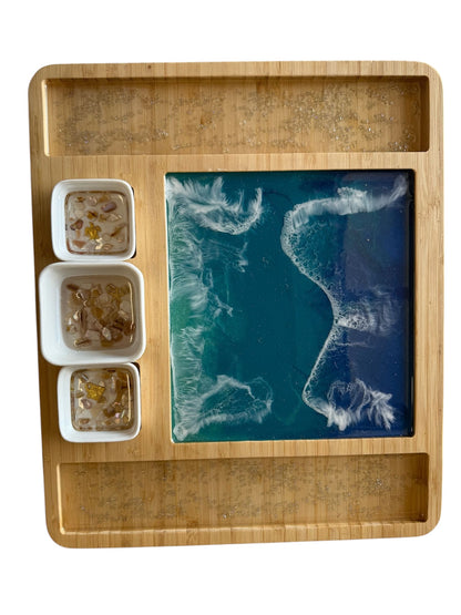 The Coastal Host — Expandable Cheese & Charcuterie Board