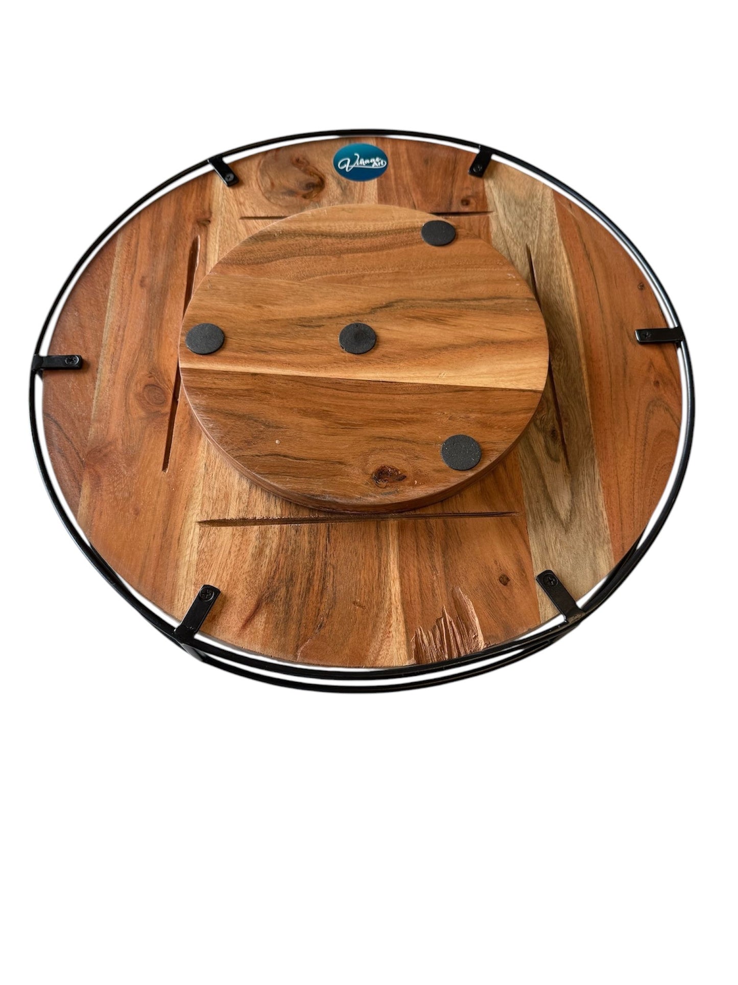Ocean Breeze Lazy Susan – 18 Acacia with Edges